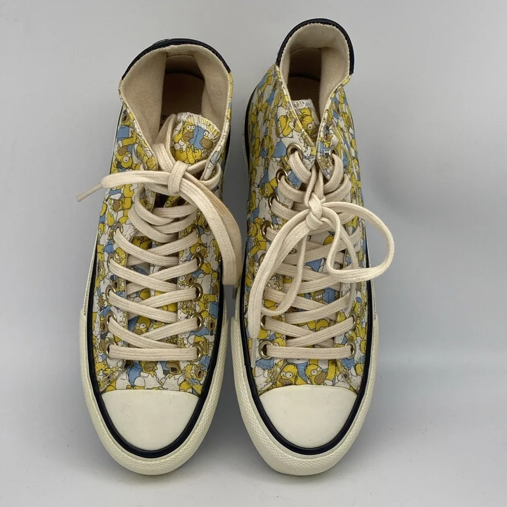 UBIQ The Simpsons High Top Sneakers NATHALIE H SIMPSONS HOMER US 7 No Box‎